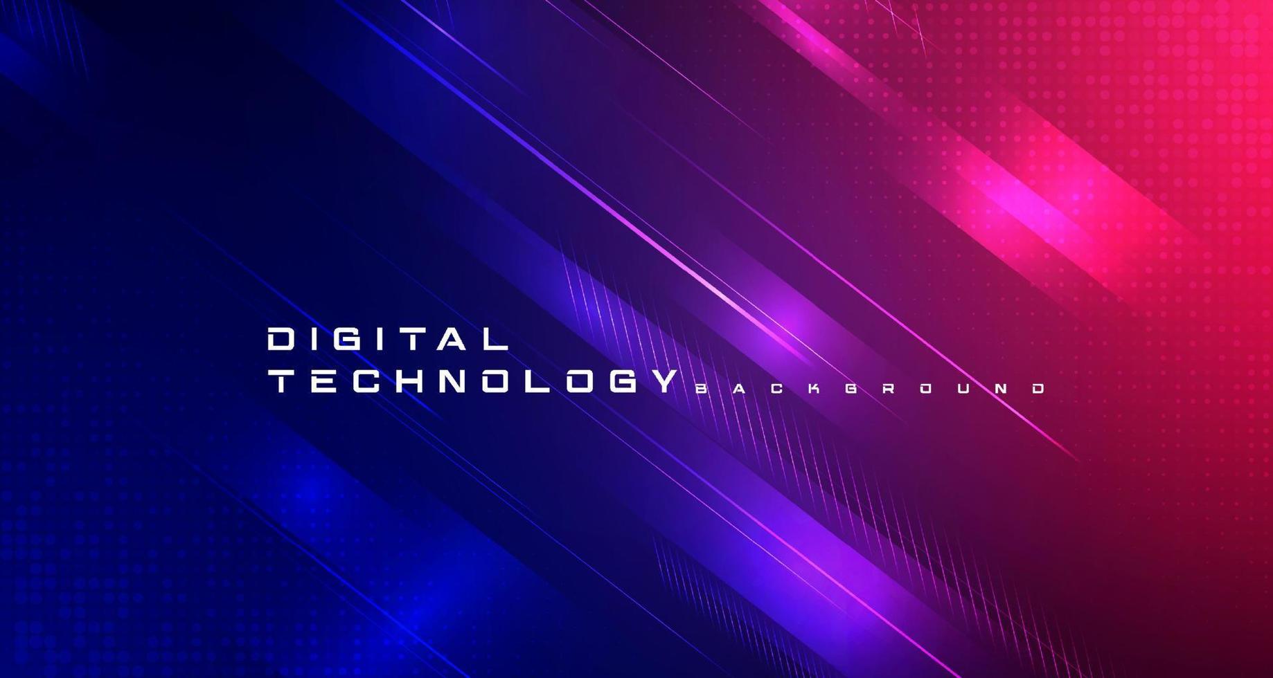 astratto digitale tecnologia futuristico circuito blu rosa sfondo, informatica scienza tecnologia, innovazione comunicazione futuro, ai grande dati, Internet Rete connessione, nube hi-tech illustrazione vettore