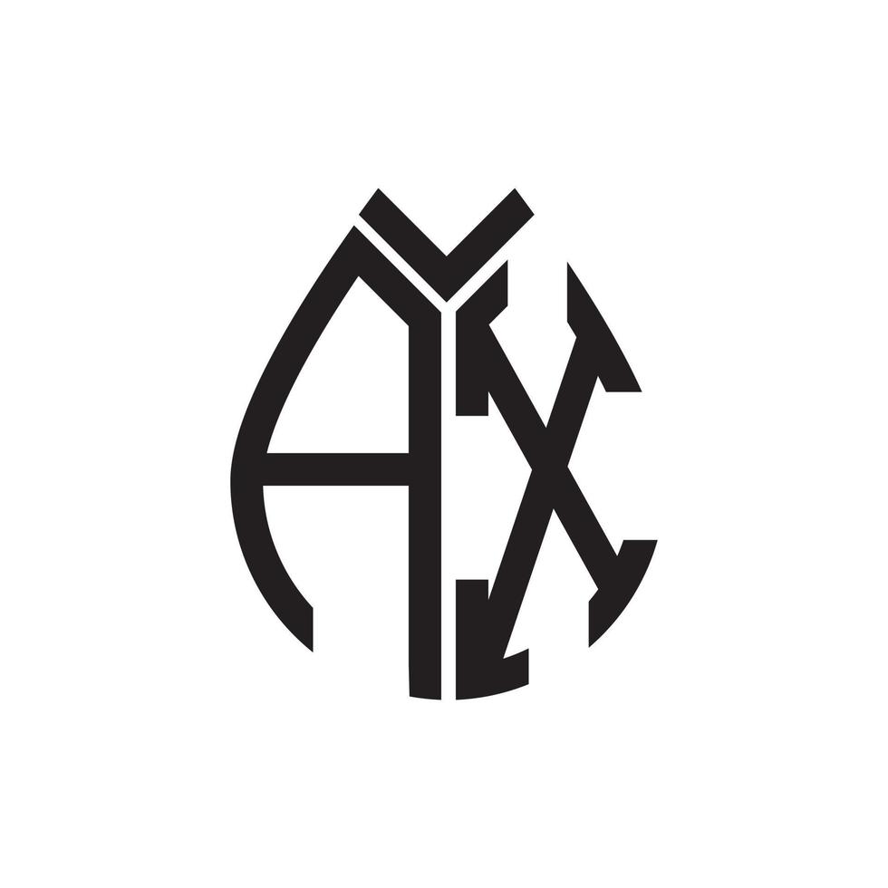 ascia lettera logo design.ax creativo iniziale ascia lettera logo design . ascia creativo iniziali lettera logo concetto. vettore