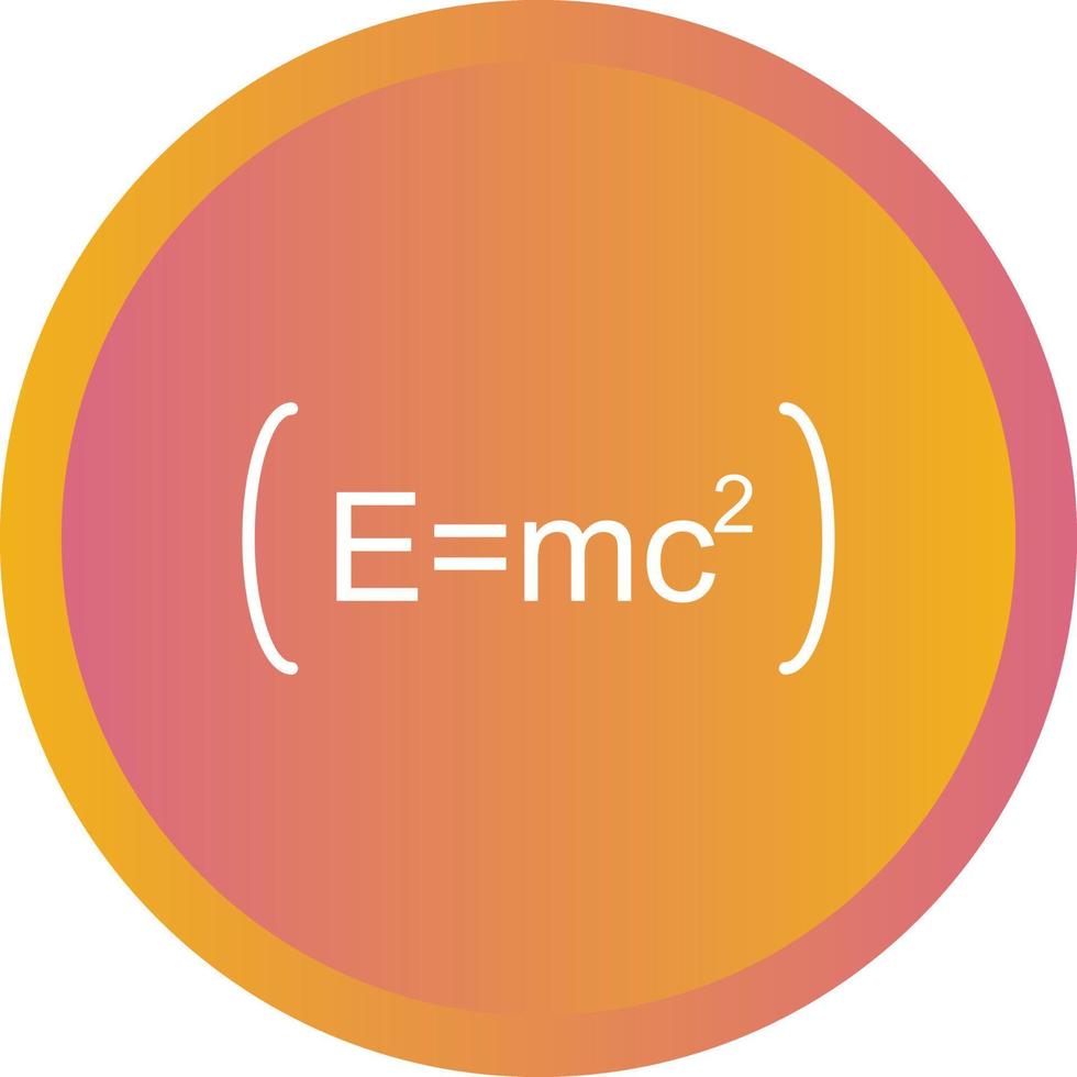 bellissimo formula glifo vettore icona