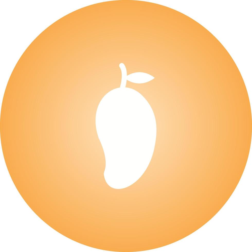 unico Mango vettore glifo icona