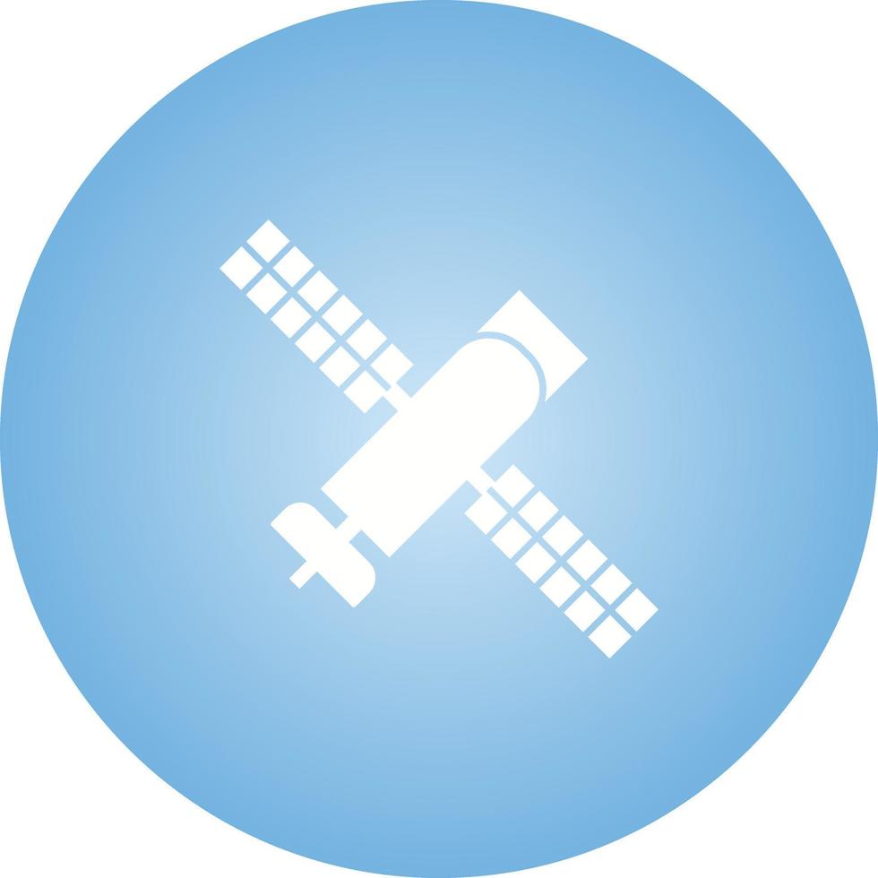 unico satellitare vettore glifo icona