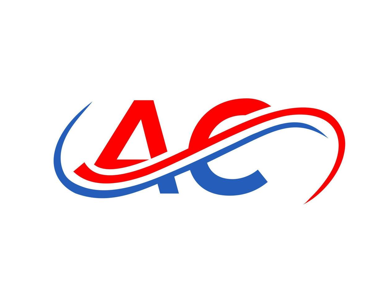 lettera AC logo design per finanziario, sviluppo, investimento, vero tenuta e gestione azienda vettore modello