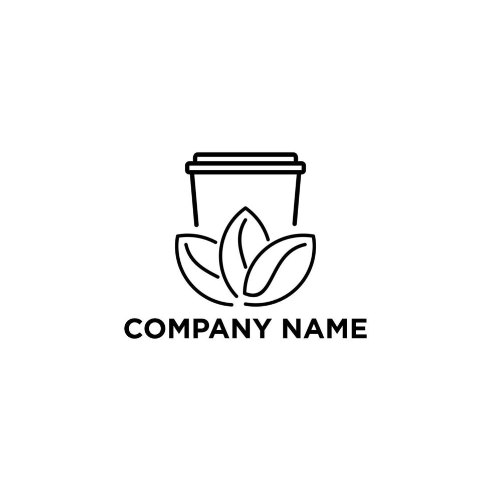 Vintage ▾ caffè negozio logo design. francobollo, etichetta, distintivo design modello ispirazione vettore