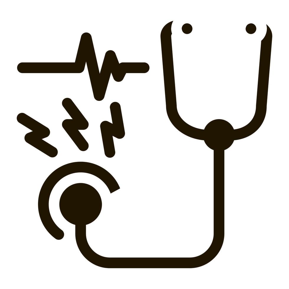 sangue pressione misurazione icona vettore glifo illustrazione