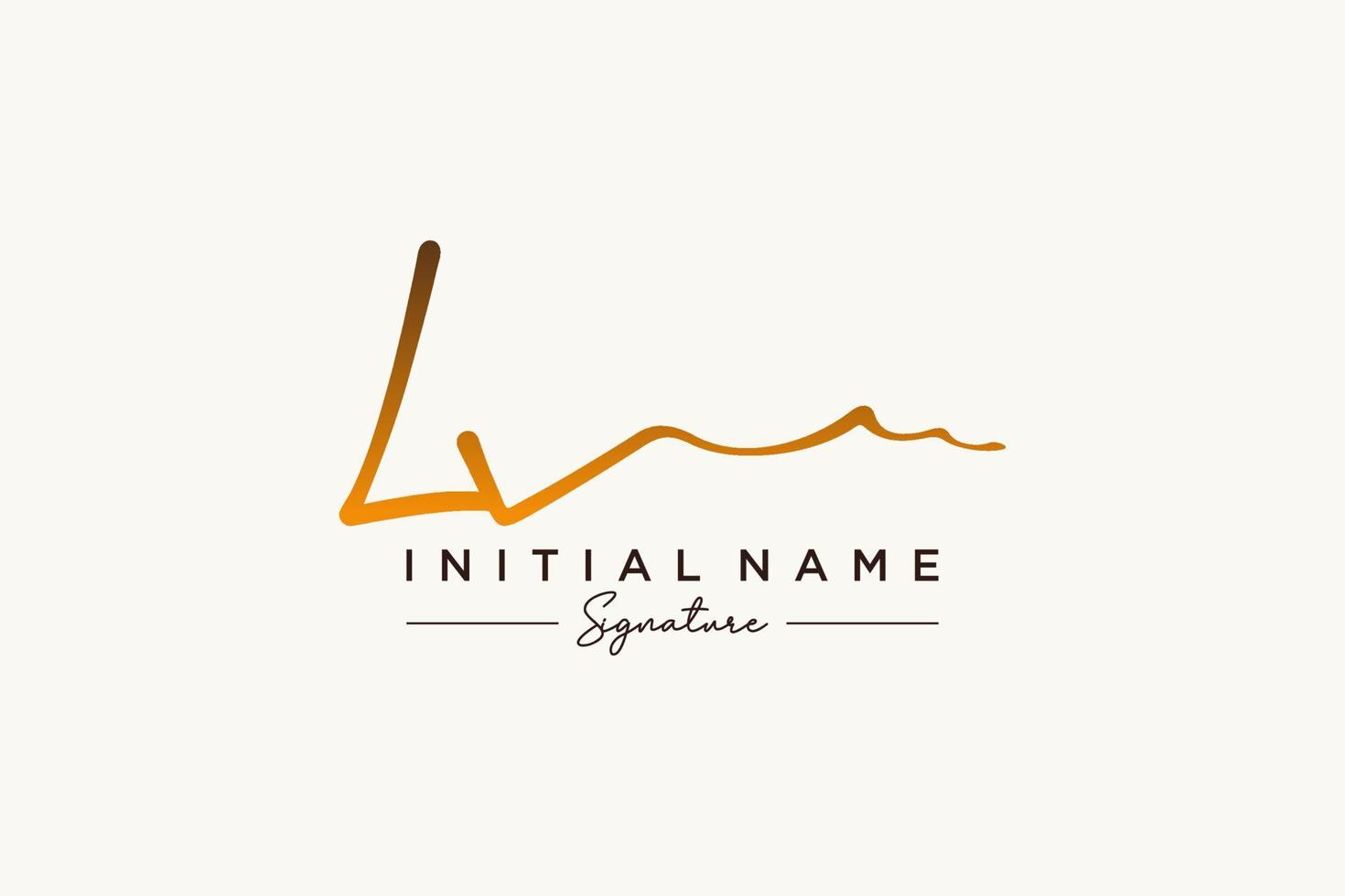 iniziale lv firma logo modello vettore. mano disegnato calligrafia lettering vettore illustrazione.