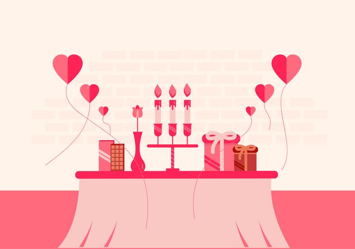 San Valentino Background Design vettore