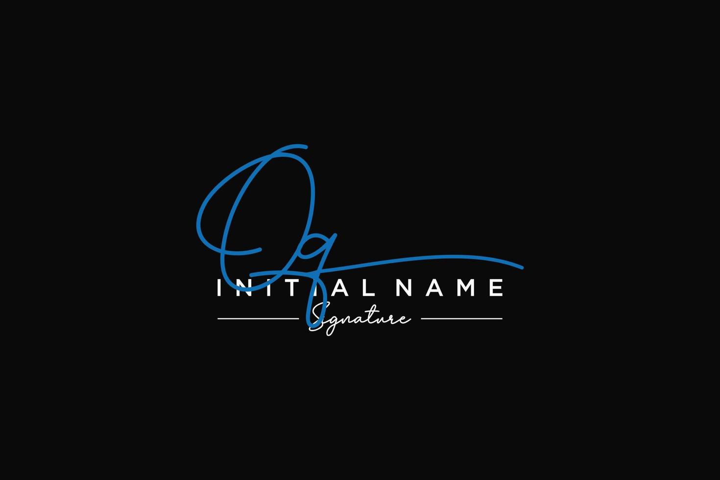 iniziale qq firma logo modello vettore. mano disegnato calligrafia lettering vettore illustrazione.