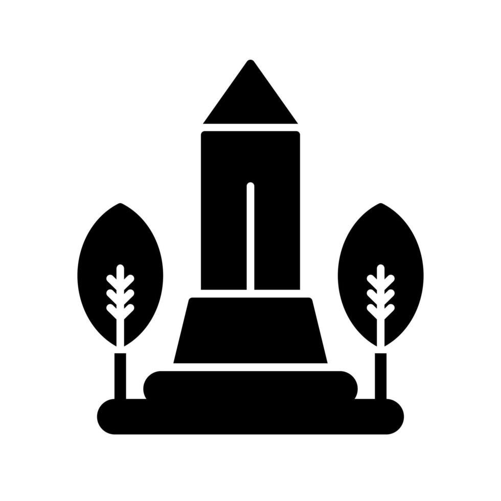 monumento vettore icona