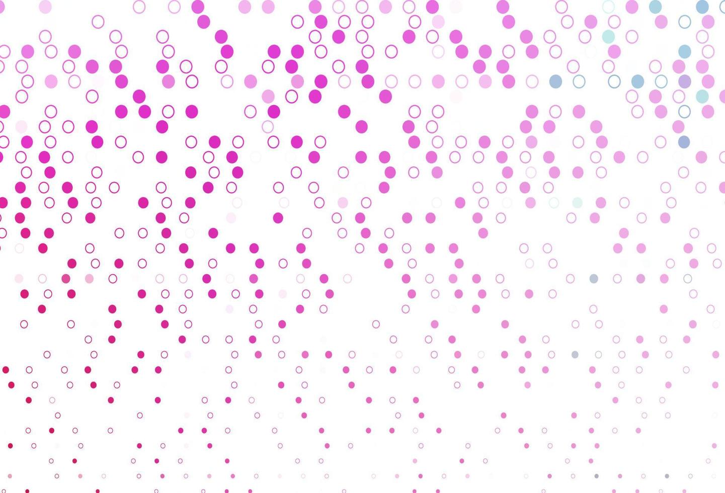modello vettoriale rosa chiaro con sfere.