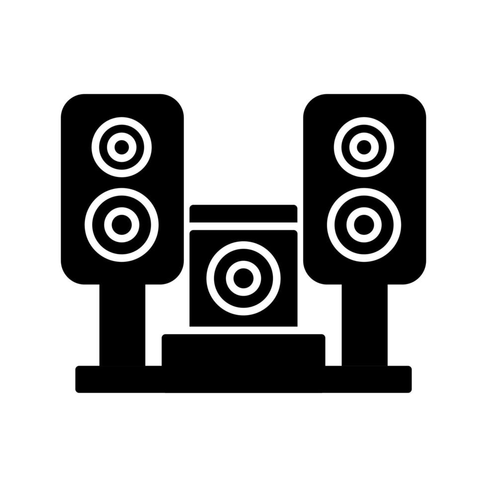 musica sistema vettore icona