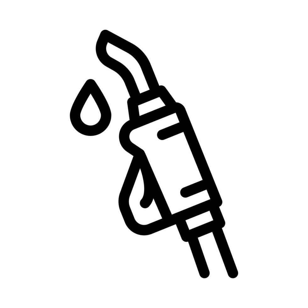 gas tubatura icona vettore schema illustrazione