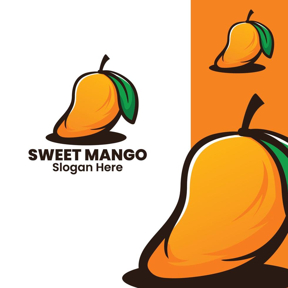 Mango bevanda arte illustrazione vettore