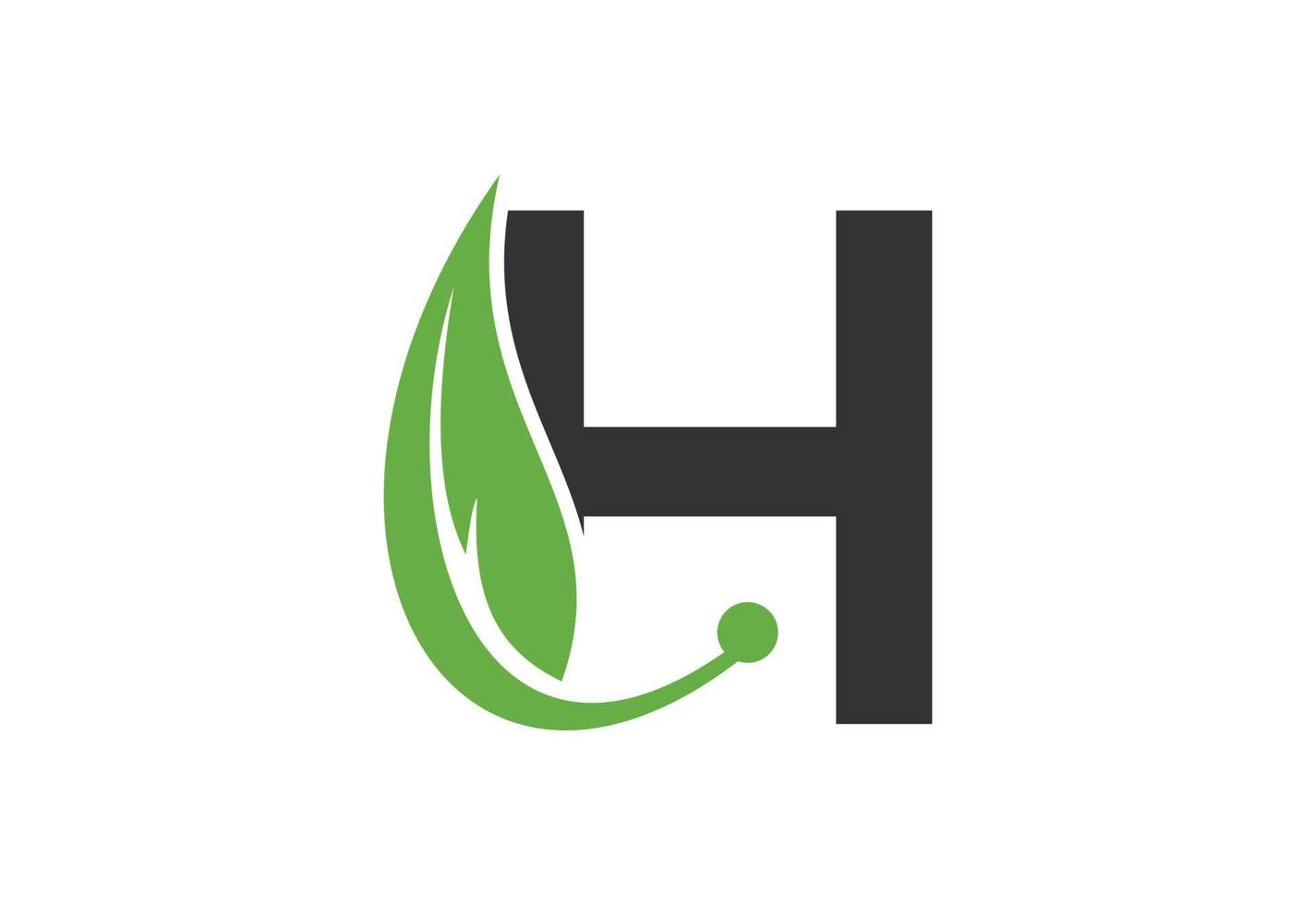 lettera h logo design modello, vettore illustrazione