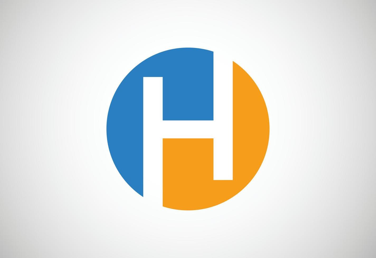 lettera h logo design modello, vettore illustrazione