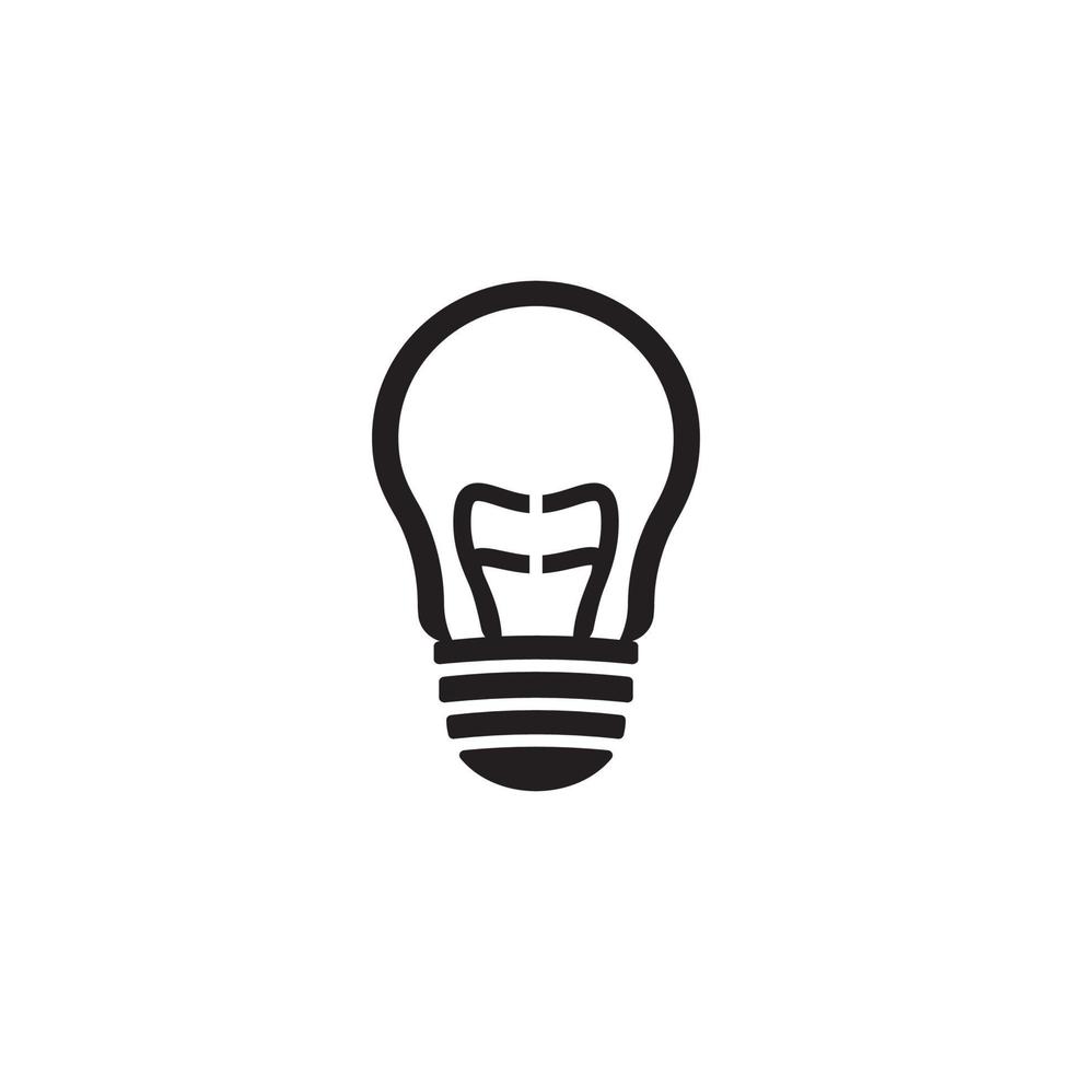 ff inteligente leggero lampadina logo vettore