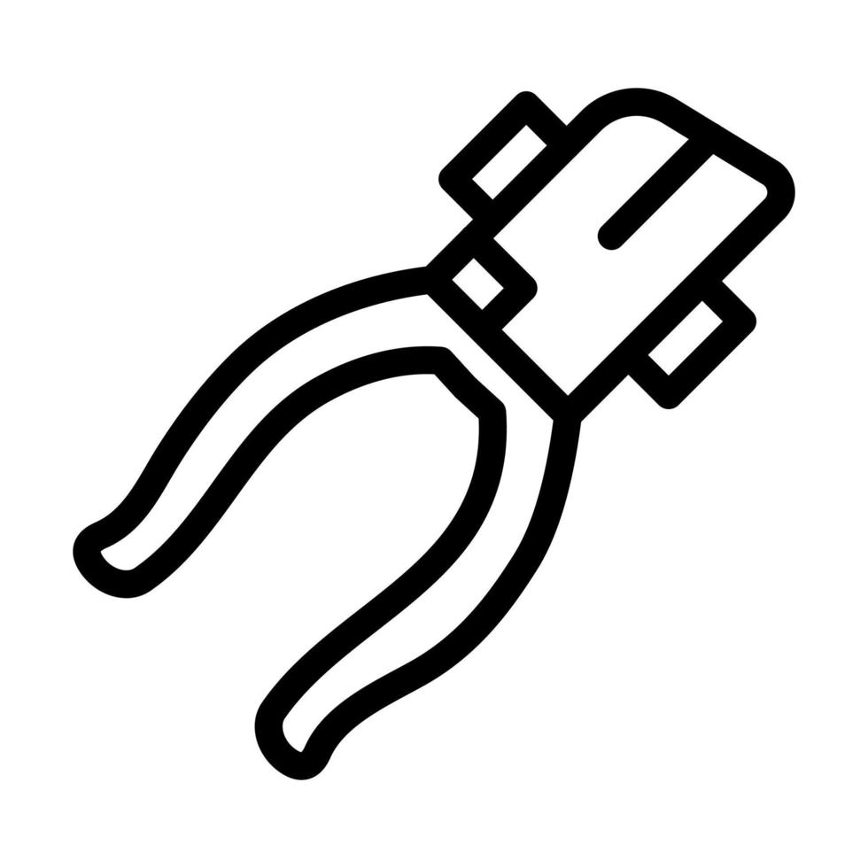 disegno dell'icona della taglierina vettore