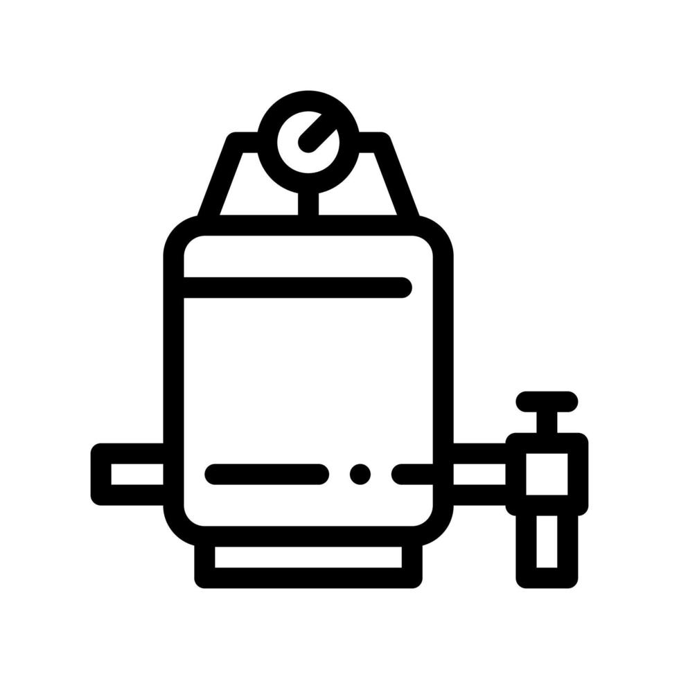 acqua filtraggio trattamento dispositivo vettore cartello icona
