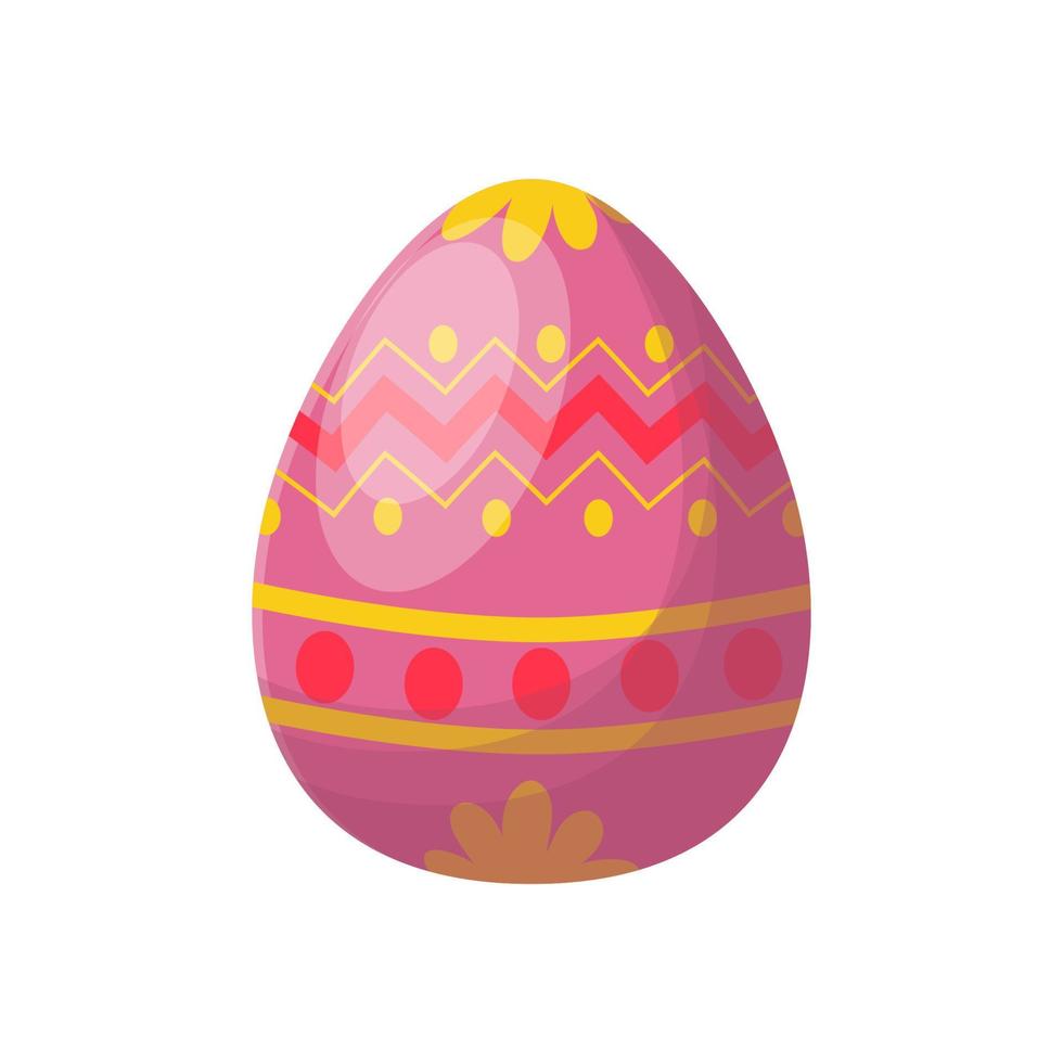 Pasqua uovo cartone animato vettore illustrazione