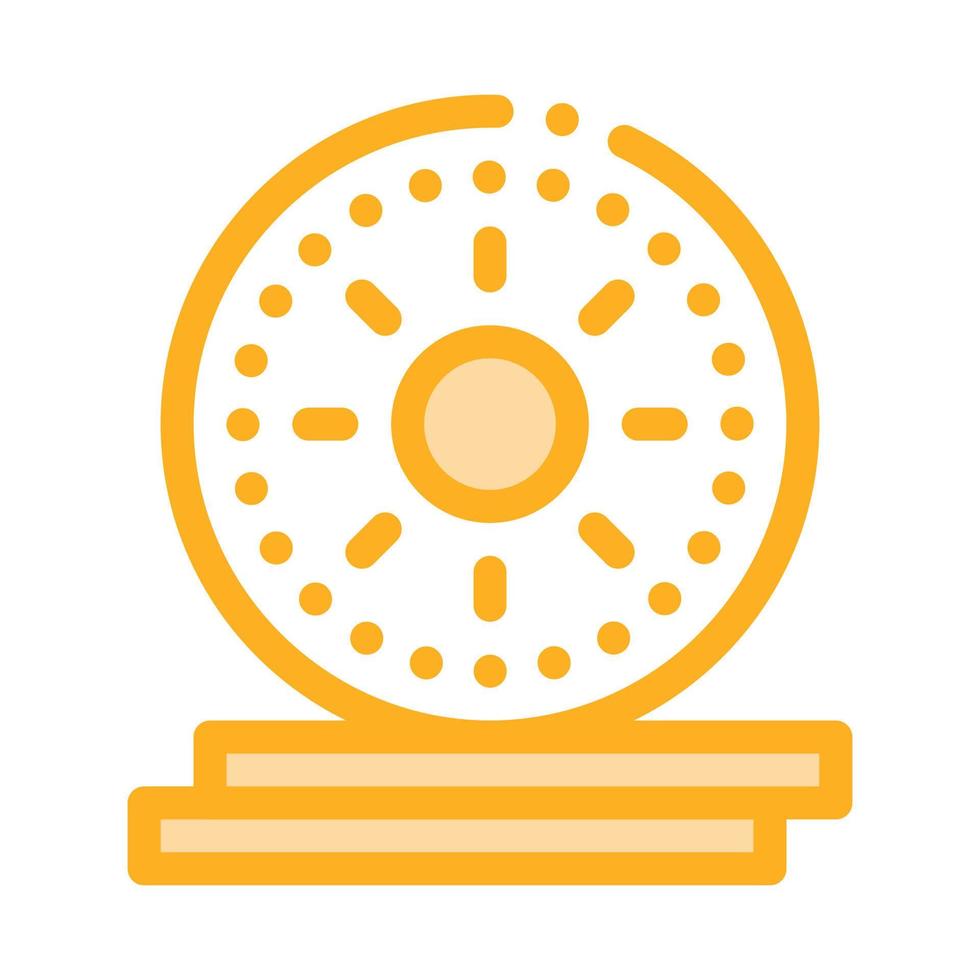 d'oro monete icona vettore schema illustrazione