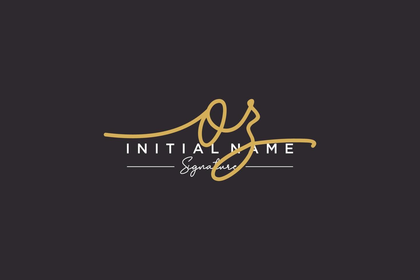 iniziale oz firma logo modello vettore. mano disegnato calligrafia lettering vettore illustrazione.