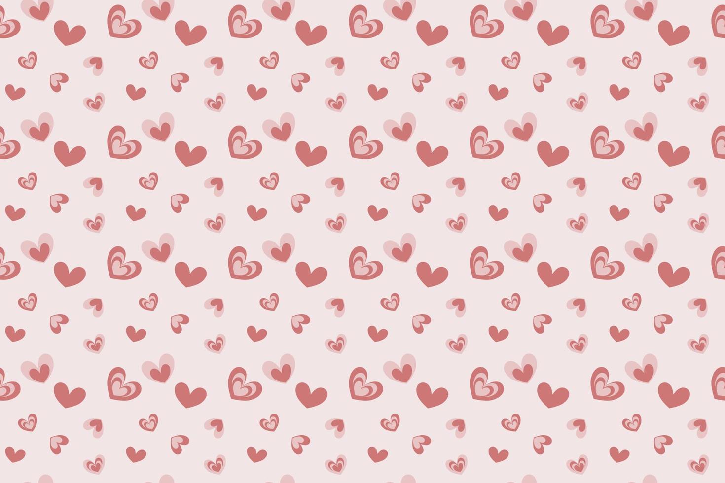 carino pastello colore cuore modello amore tema design per sfondo sfondo tessuto San Valentino giorno nozze cerimonia anniversario mestiere fondale regalo avvolgere vettore
