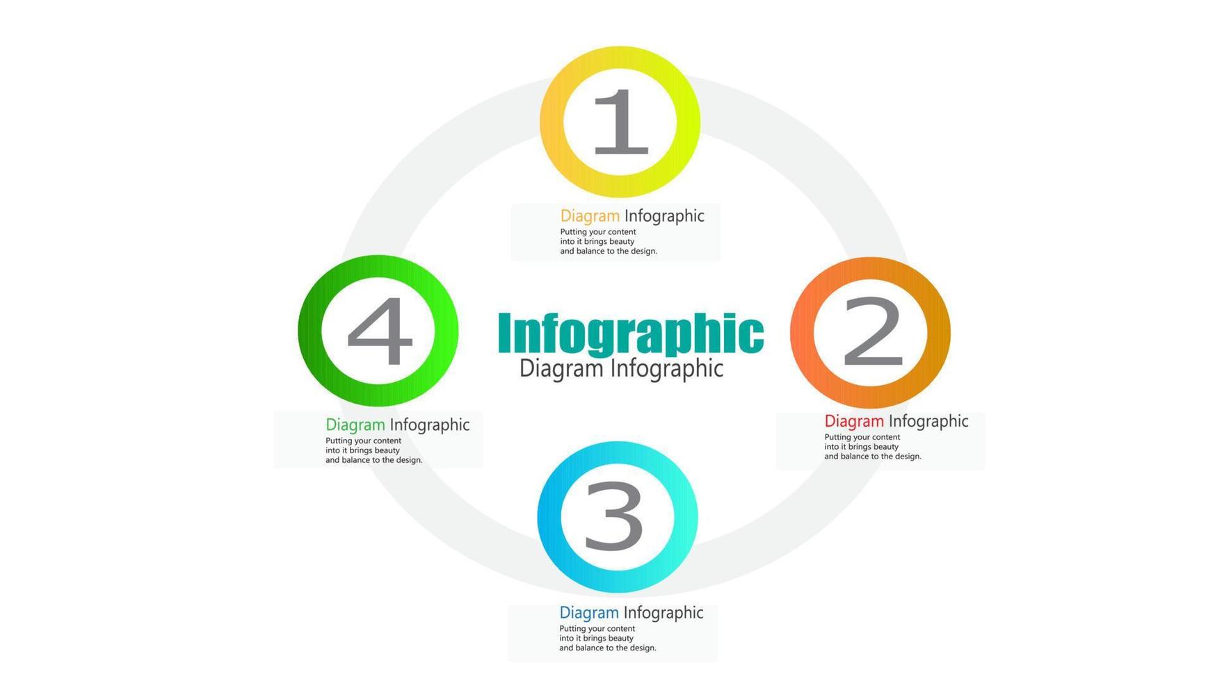 Infografica mostrando sequenza di opera passi. formato. vettore