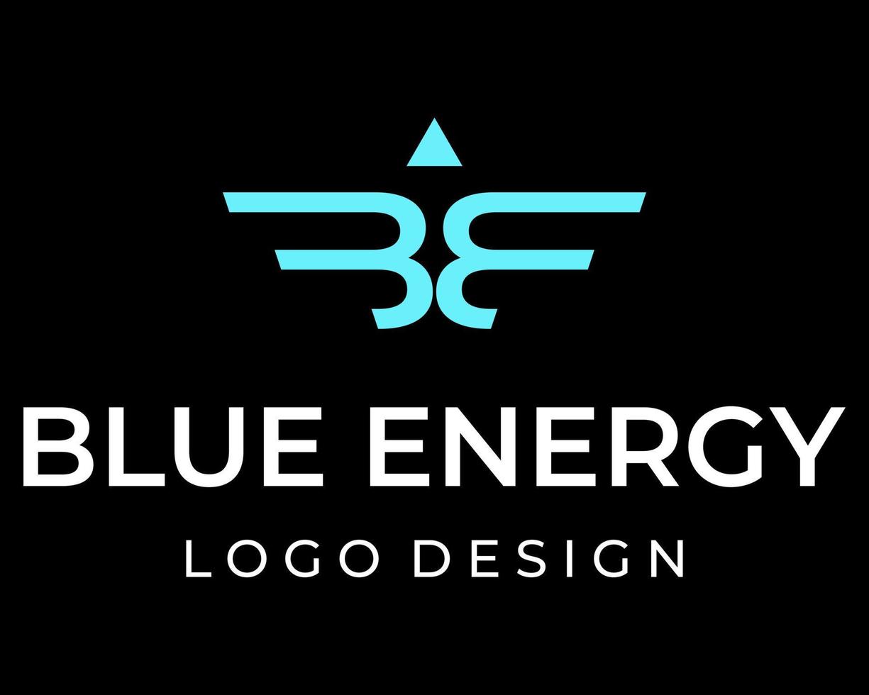 essere lettera monogramma, energia energia azienda logo design. vettore