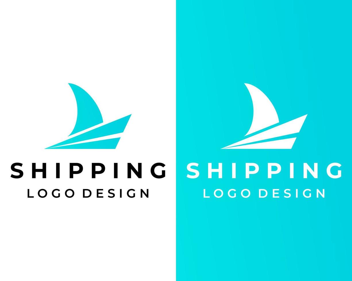 nave, mare, oceano, marinaio logo design. vettore