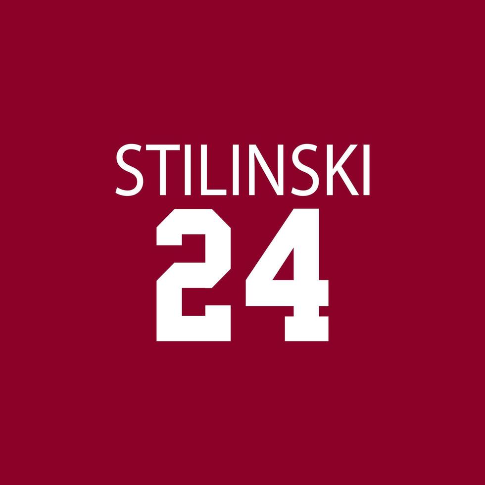 stilinski 24 t camicia disegno, felpa. vettore