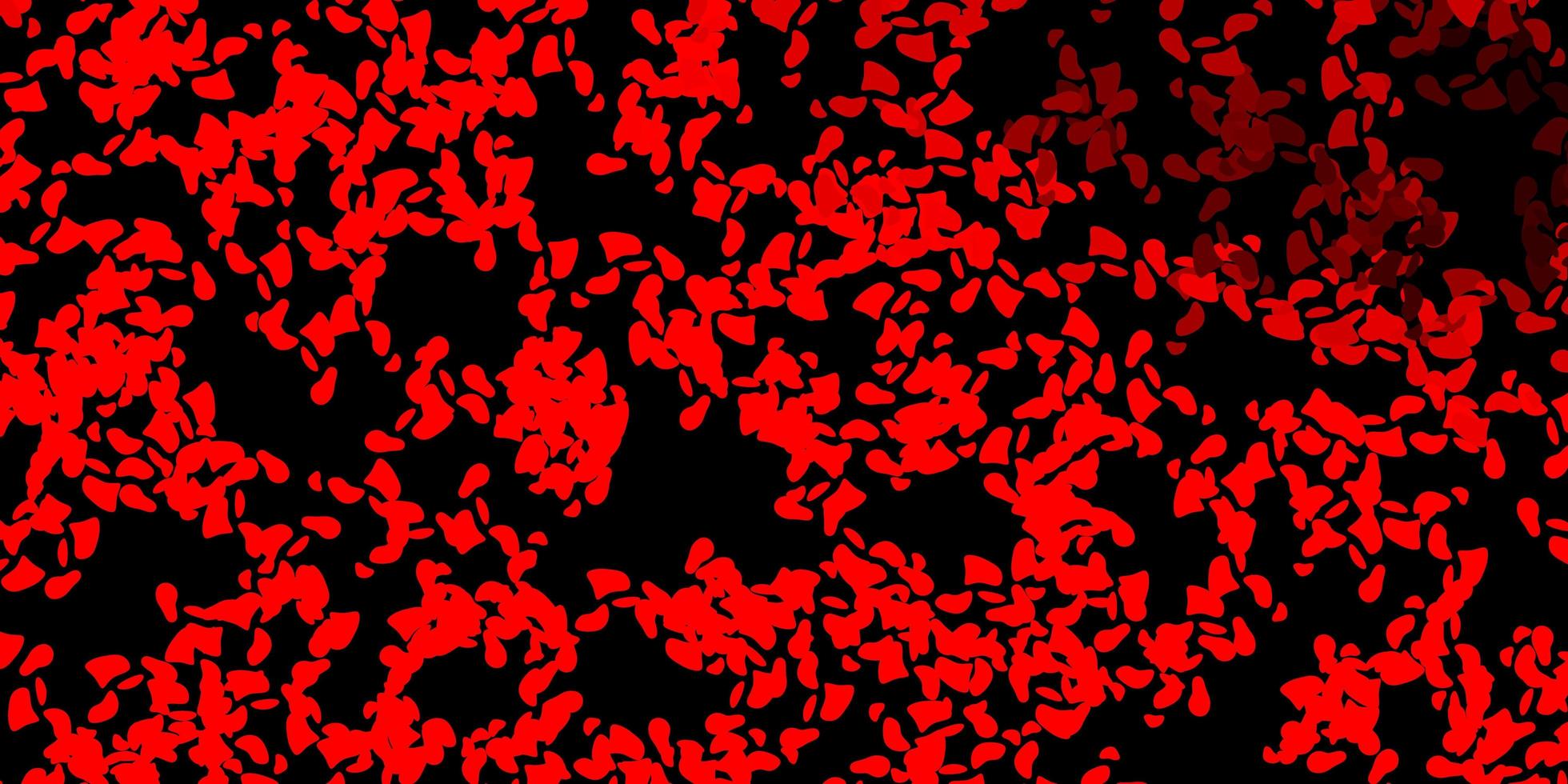sfondo rosso scuro con forme caotiche. vettore
