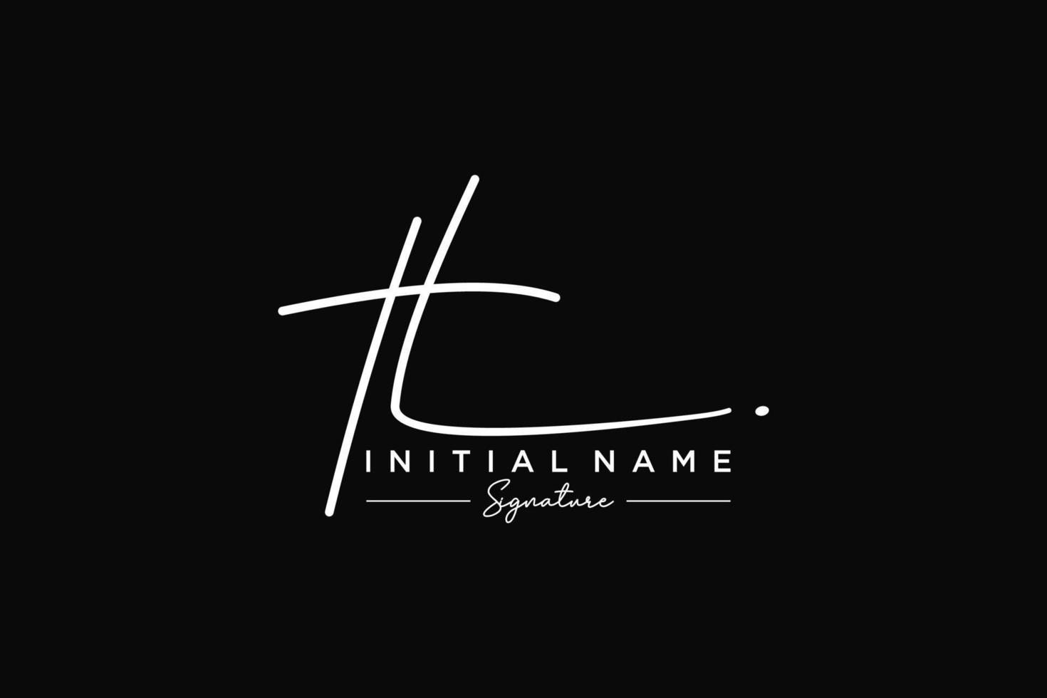 iniziale tl firma logo modello vettore. mano disegnato calligrafia lettering vettore illustrazione.