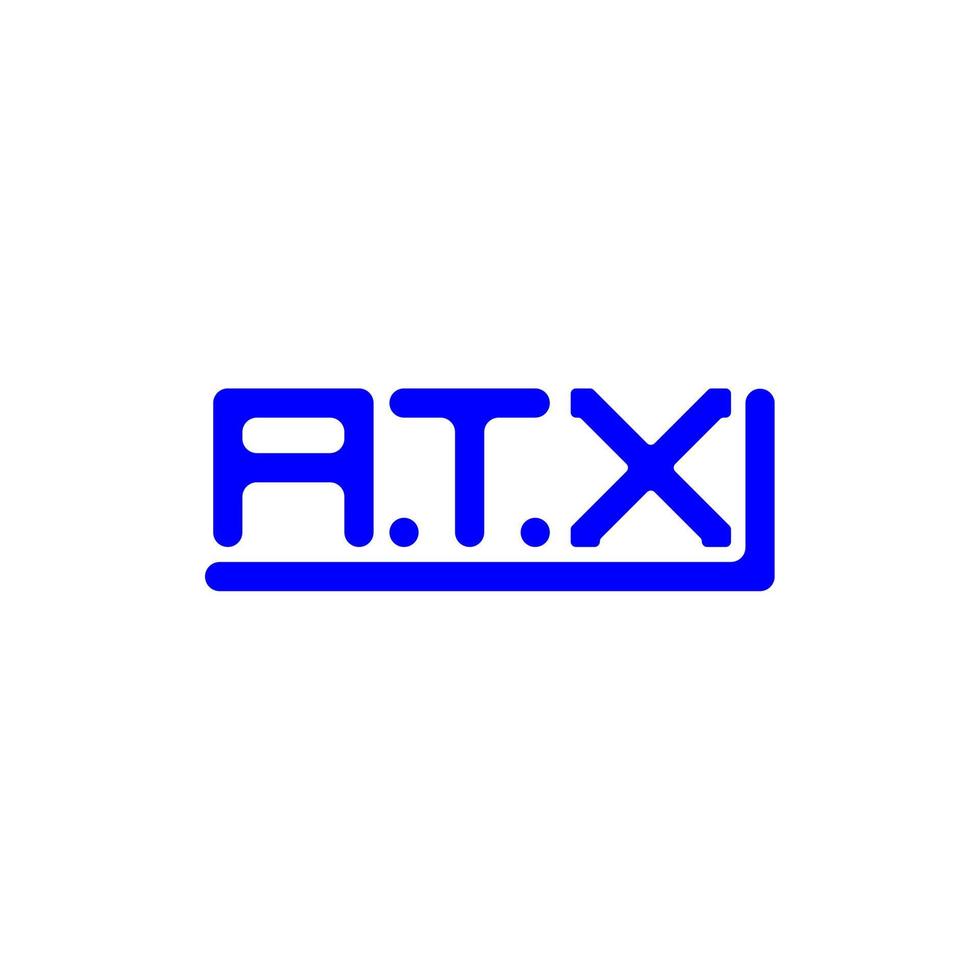 atx lettera logo creativo design con vettore grafico, atx semplice e moderno logo.