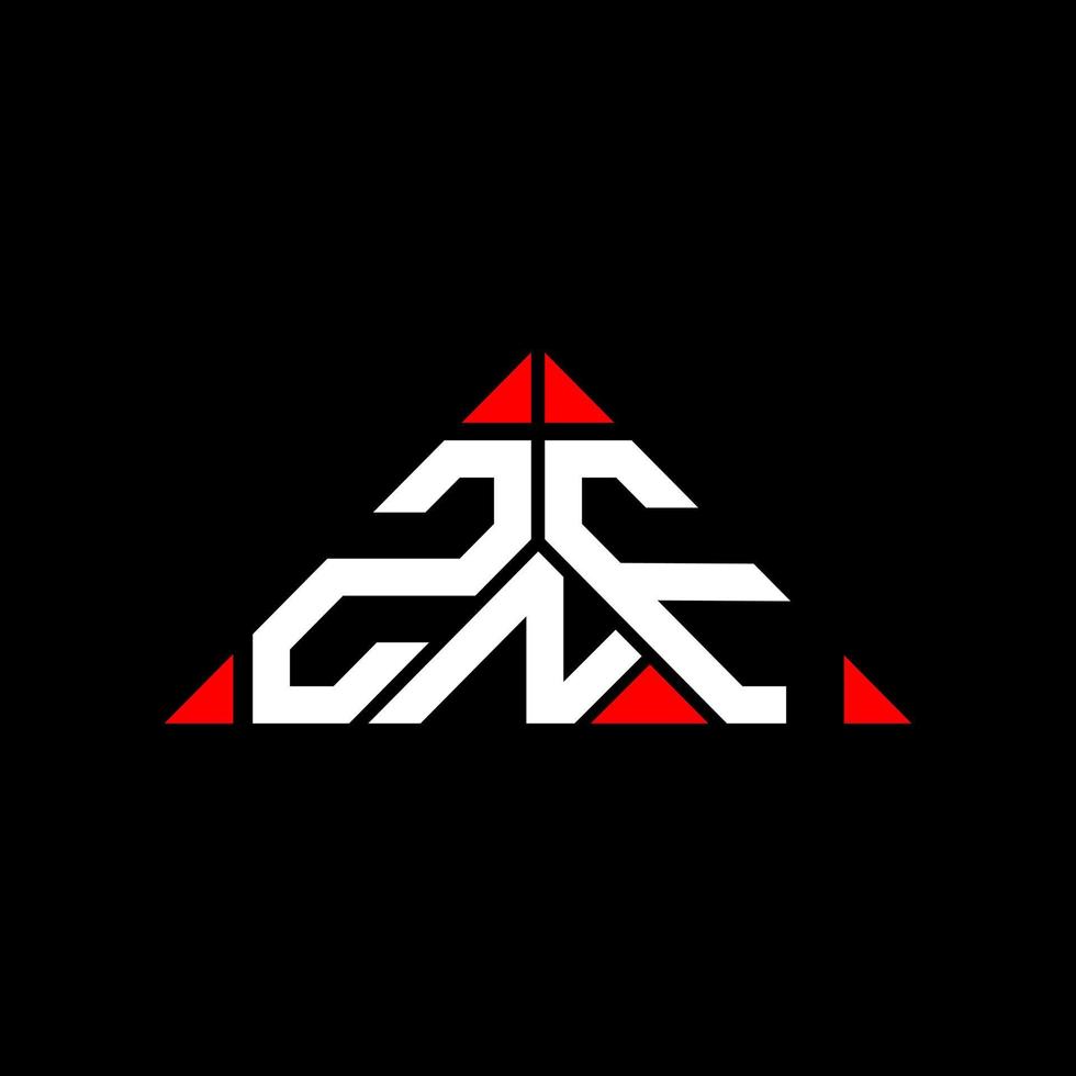 znf lettera logo creativo design con vettore grafico, znf semplice e moderno logo.
