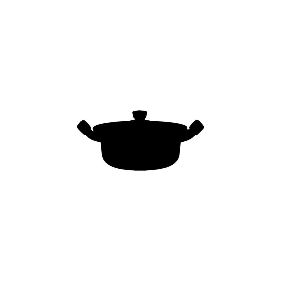 cucinando padella icona. semplice stile ristorante grande vendita manifesto sfondo simbolo. cucinando padella marca logo design elemento. cucinando padella maglietta stampa. vettore per etichetta.