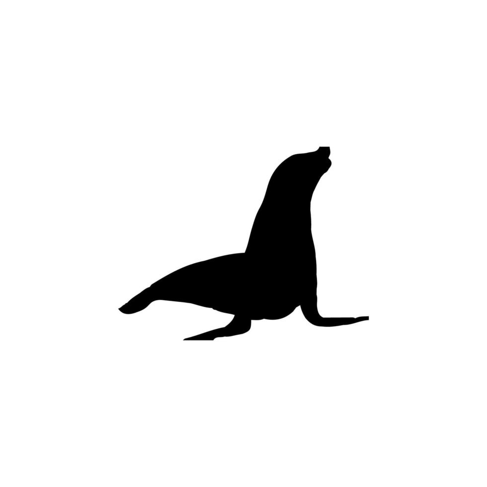 porto foca icona. semplice stile proteggere foche manifesto sfondo simbolo. porto foca marca logo design elemento. porto foca maglietta stampa. vettore per etichetta.