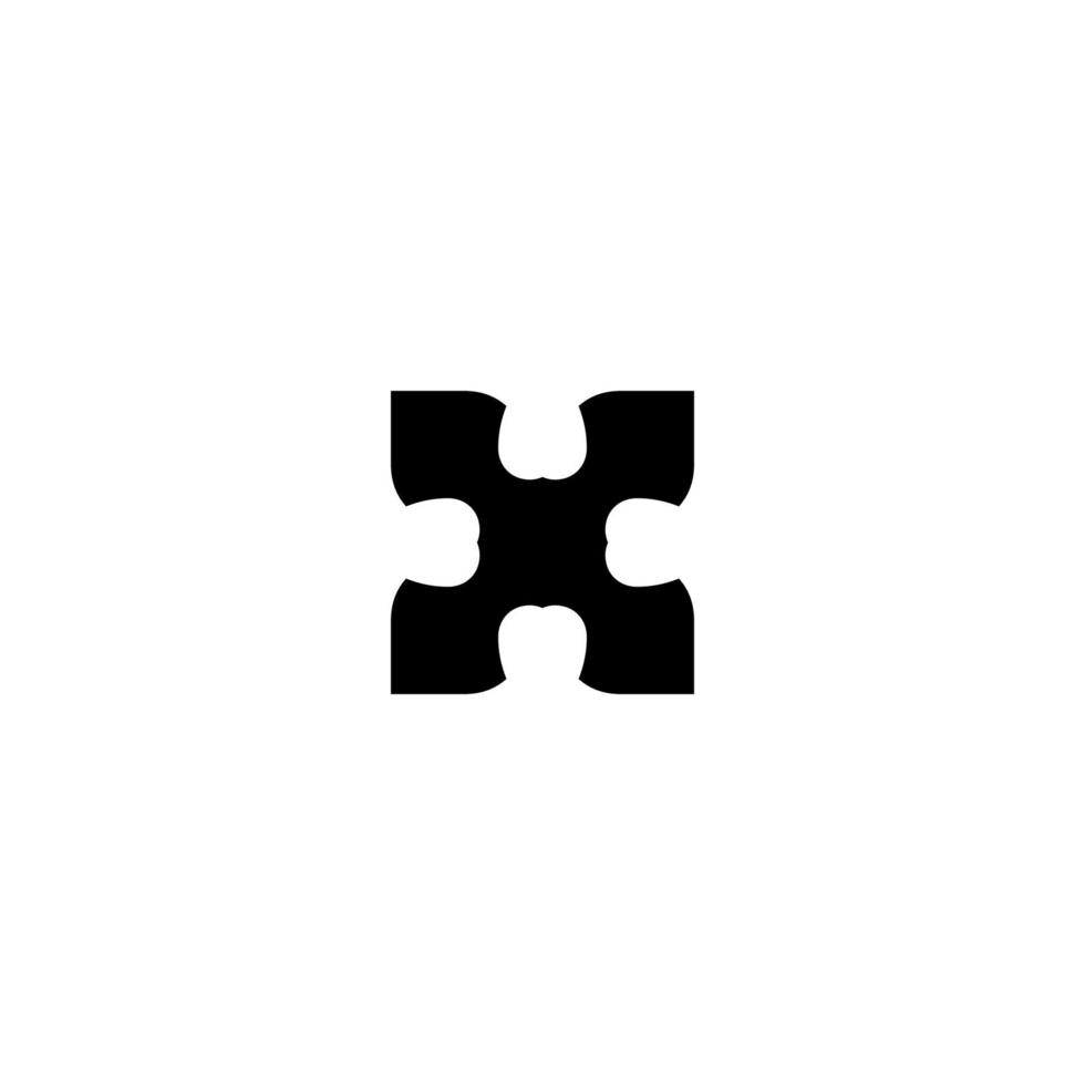 puzzle icona. semplice stile attività commerciale strategia manifesto sfondo simbolo. puzzle marca logo design elemento. puzzle maglietta stampa. vettore per etichetta.