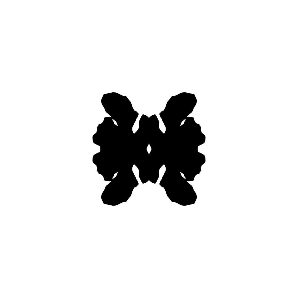 rorschach test icona. semplice stile rorschach test sfondo simbolo. marca logo design elemento. rorschach test maglietta stampa. vettore per etichetta.