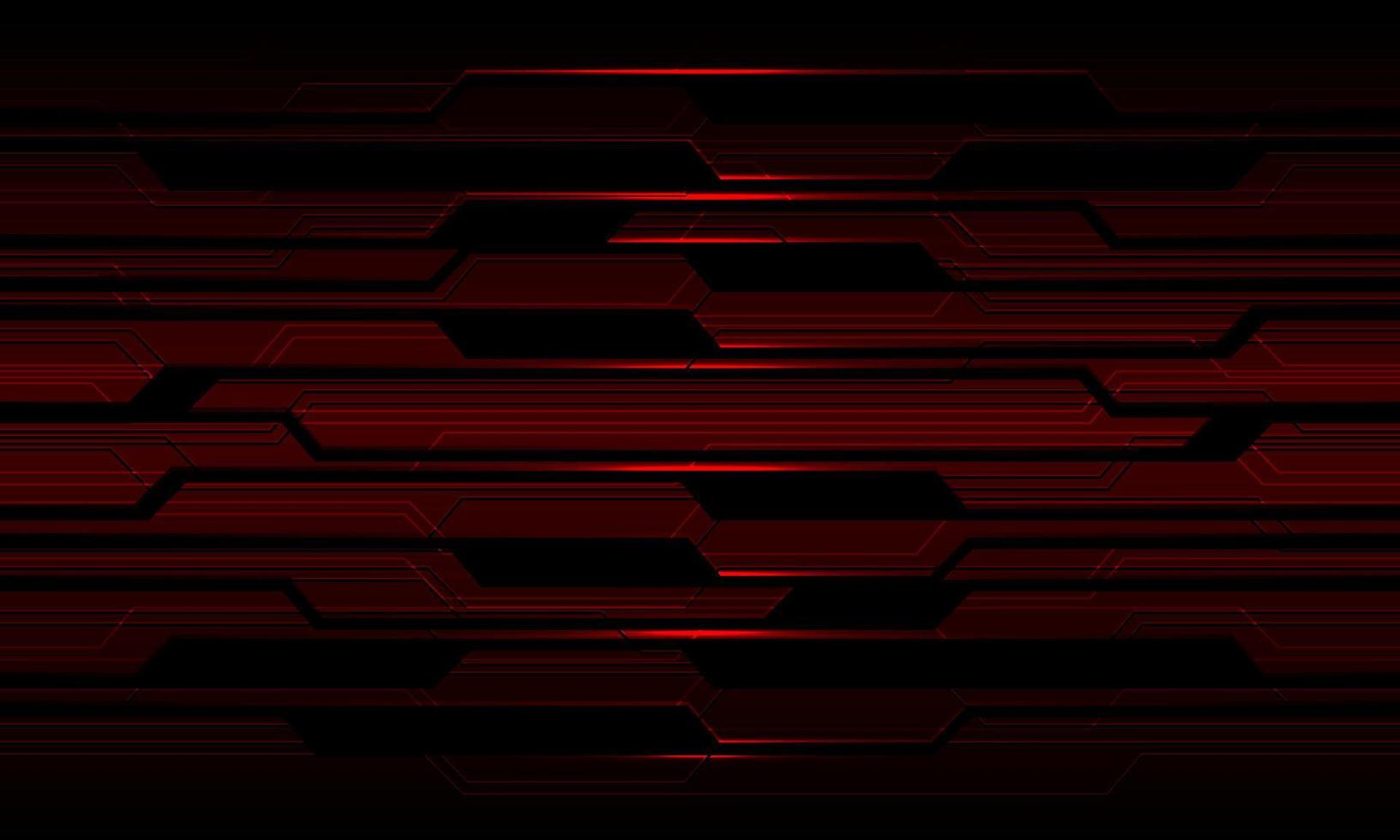 astratto rosso metallico nero circuito informatica geometrico design moderno futuristico tecnologia sfondo vettore