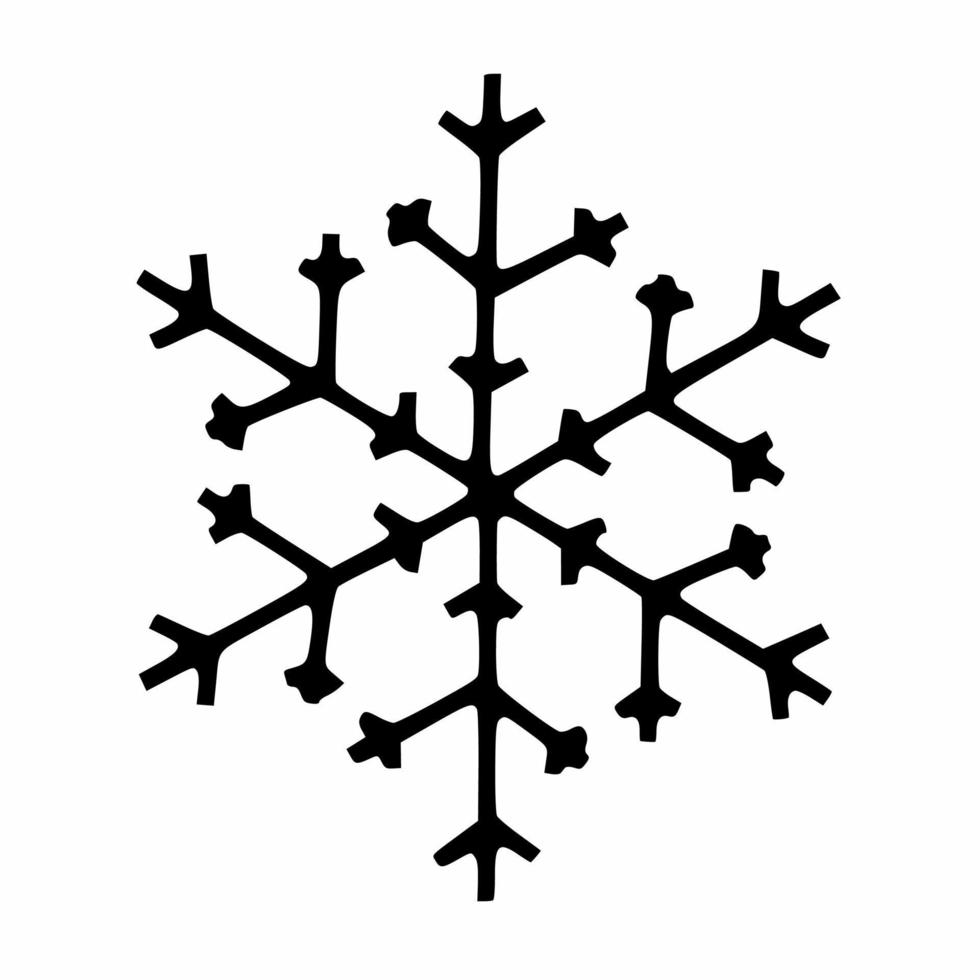 fiocco di neve icona illustrazione modello. azione vettore. vettore