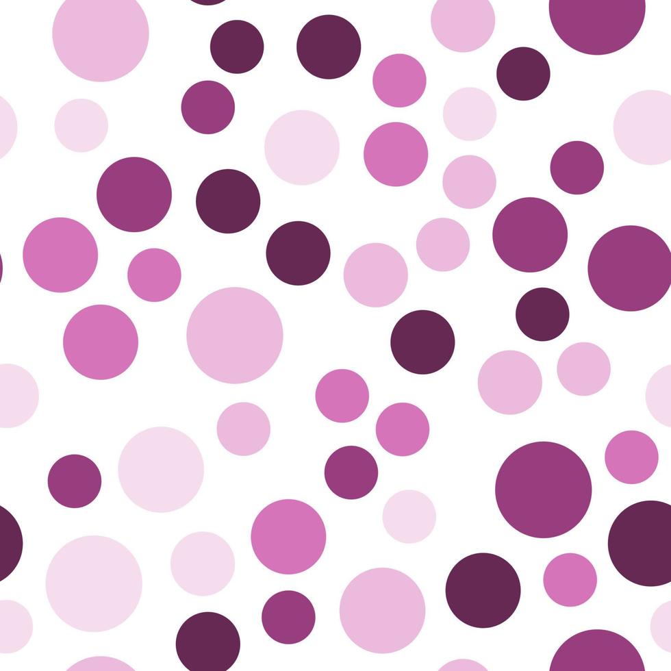 vettore senza soluzione di continuità modello di rosa e viola bolle. Perfetto per avvolgere, stampa, ragnatela siti, sfondi, tessile