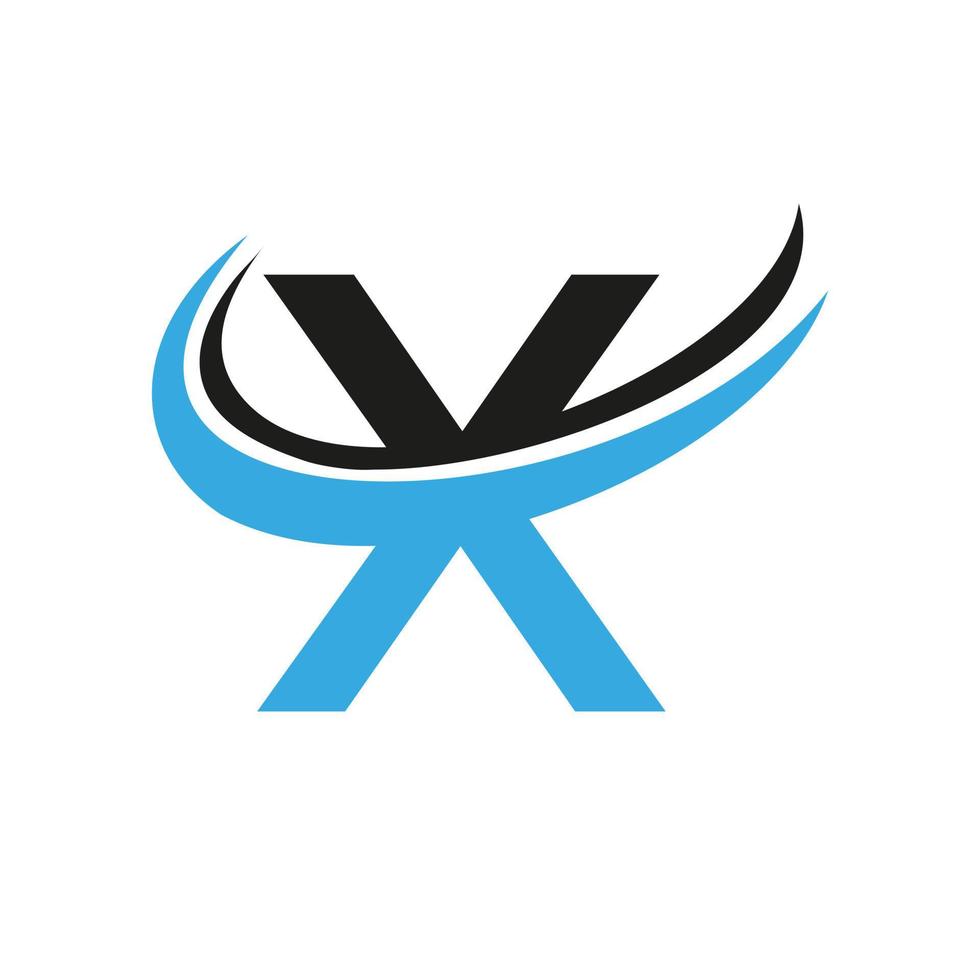 iniziale lettera X logotipo per attività commerciale e azienda identità vettore
