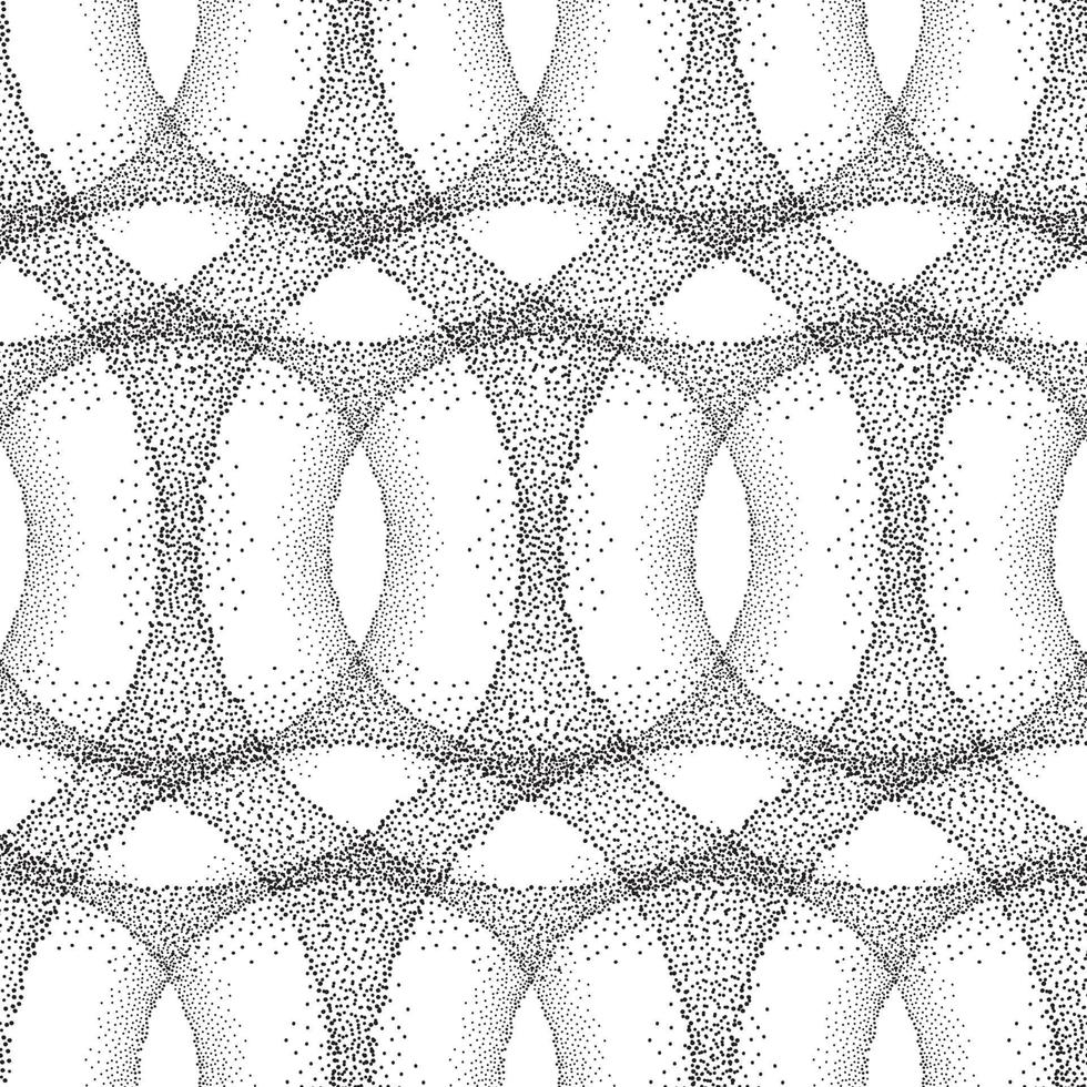 astratto geometrico senza soluzione di continuità modello con strutturato tratteggiata bolle. cerchio punto sfondo vettore