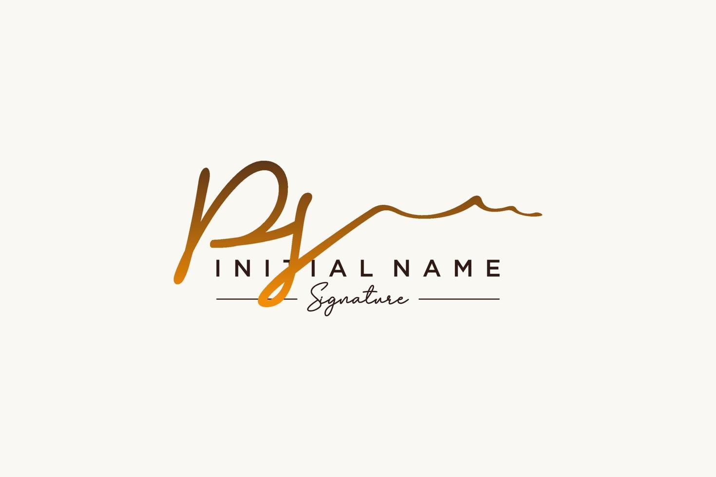 iniziale ps firma logo modello vettore. mano disegnato calligrafia lettering vettore illustrazione.