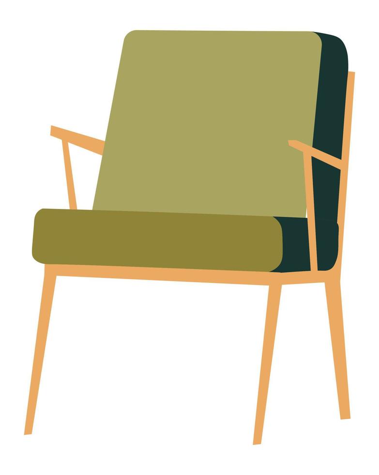 scandi minimalista sedia con di legno materiale vettore