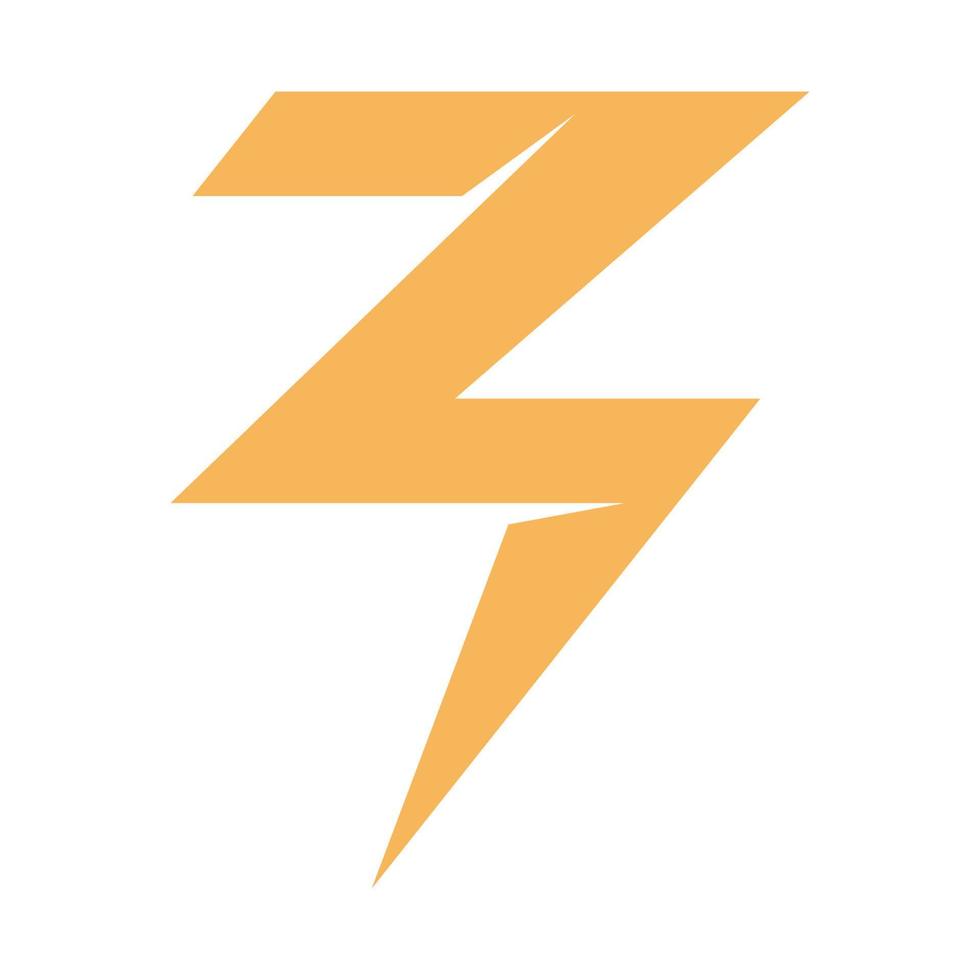 lettera z logo icona design vettore