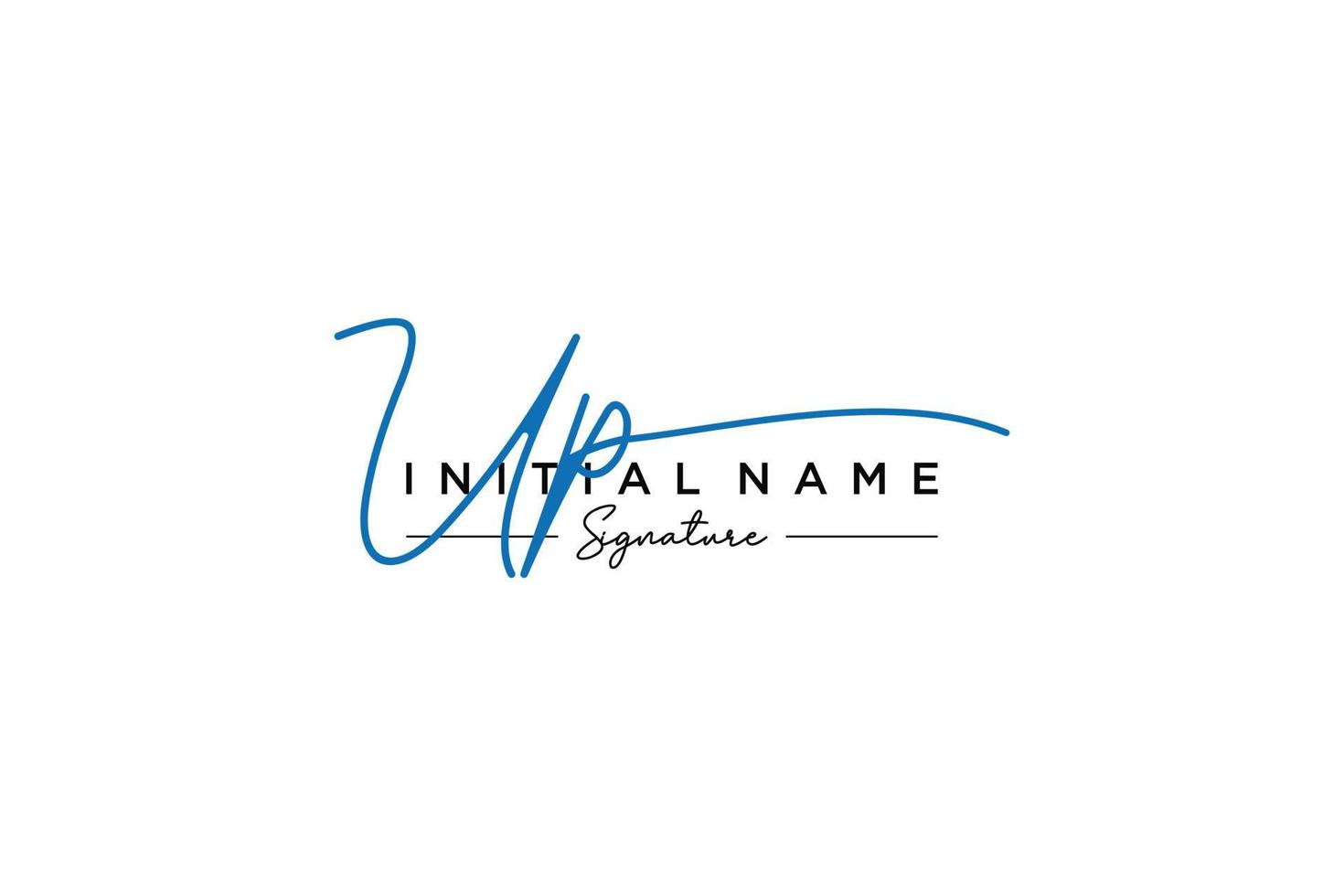 iniziale su firma logo modello vettore. mano disegnato calligrafia lettering vettore illustrazione.