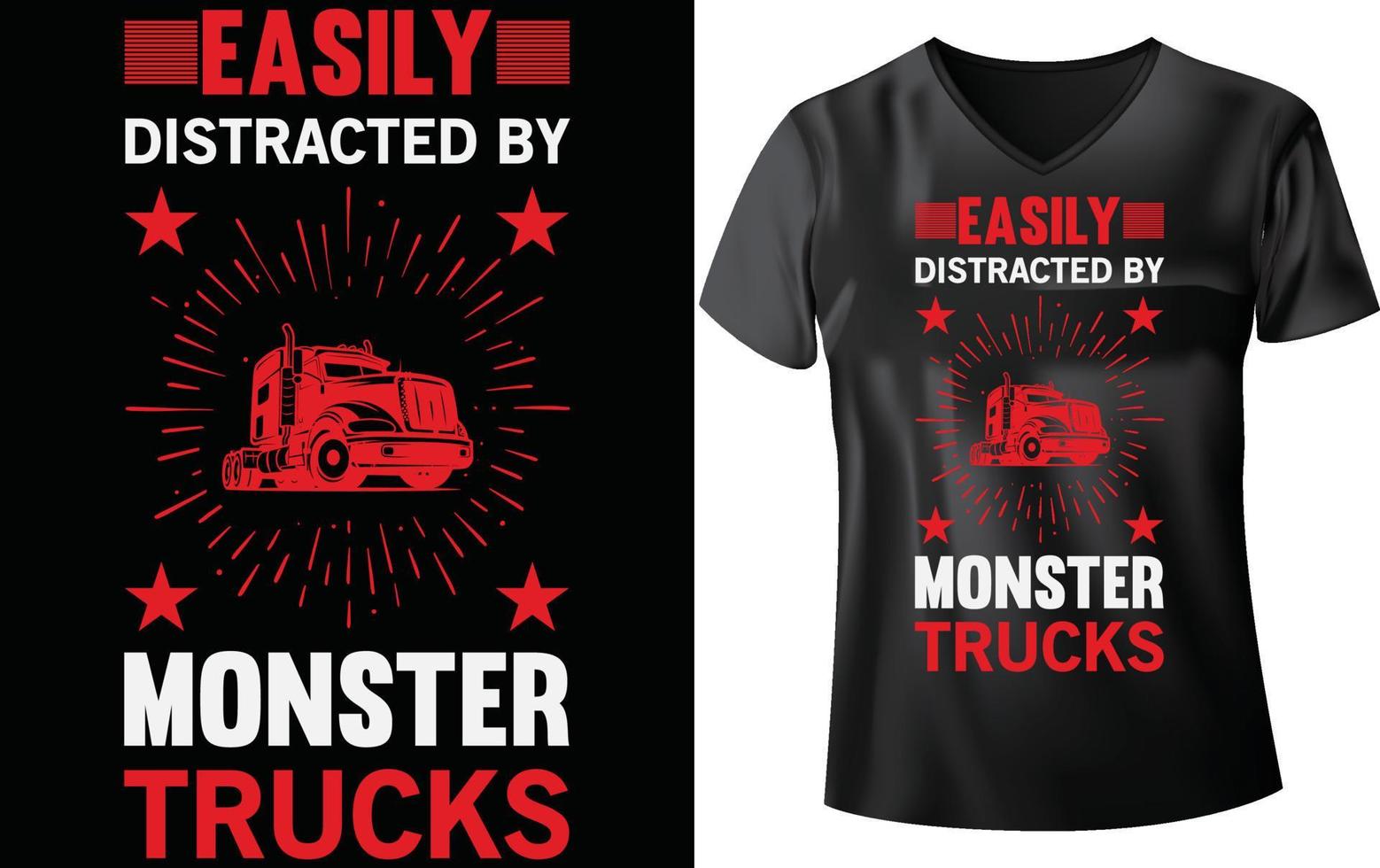 camion maglietta design vettore