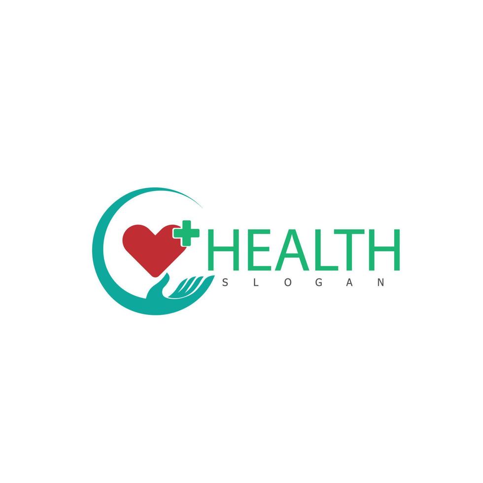 medico Salute medico logo design simbolo vettore