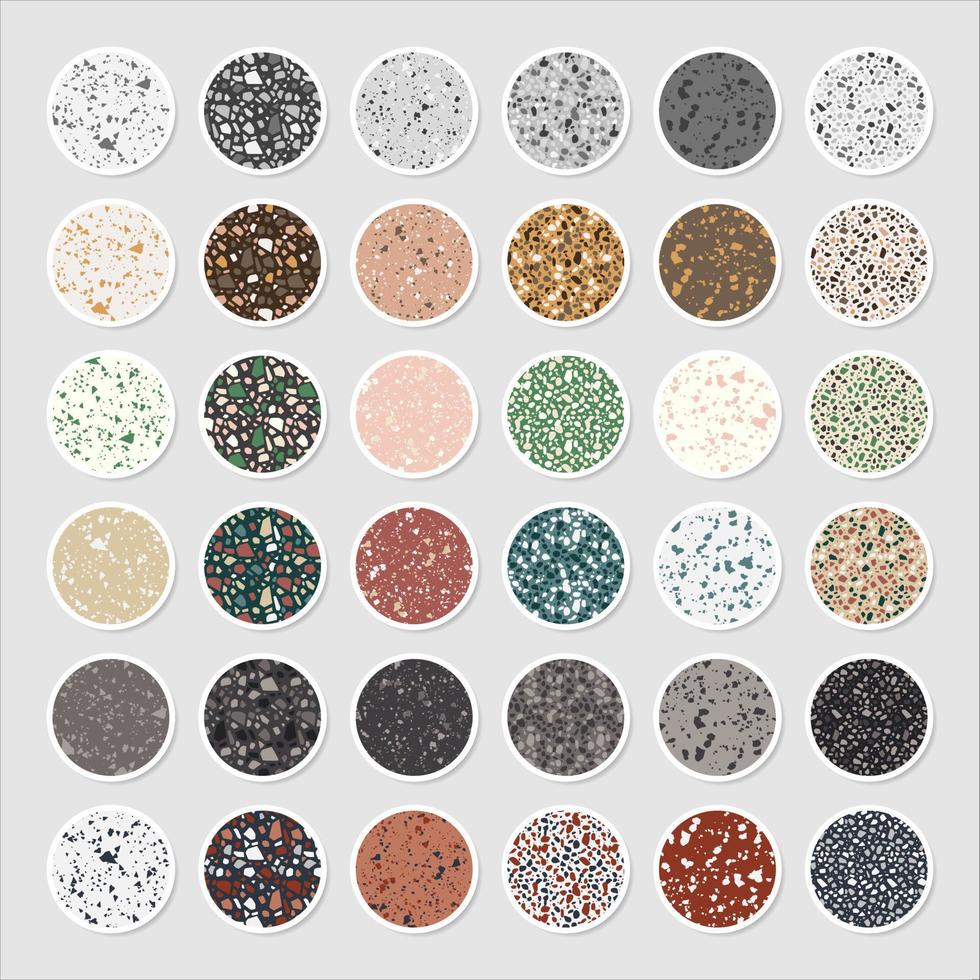 collezione di terrazzo storia evidenziare copertina vettore