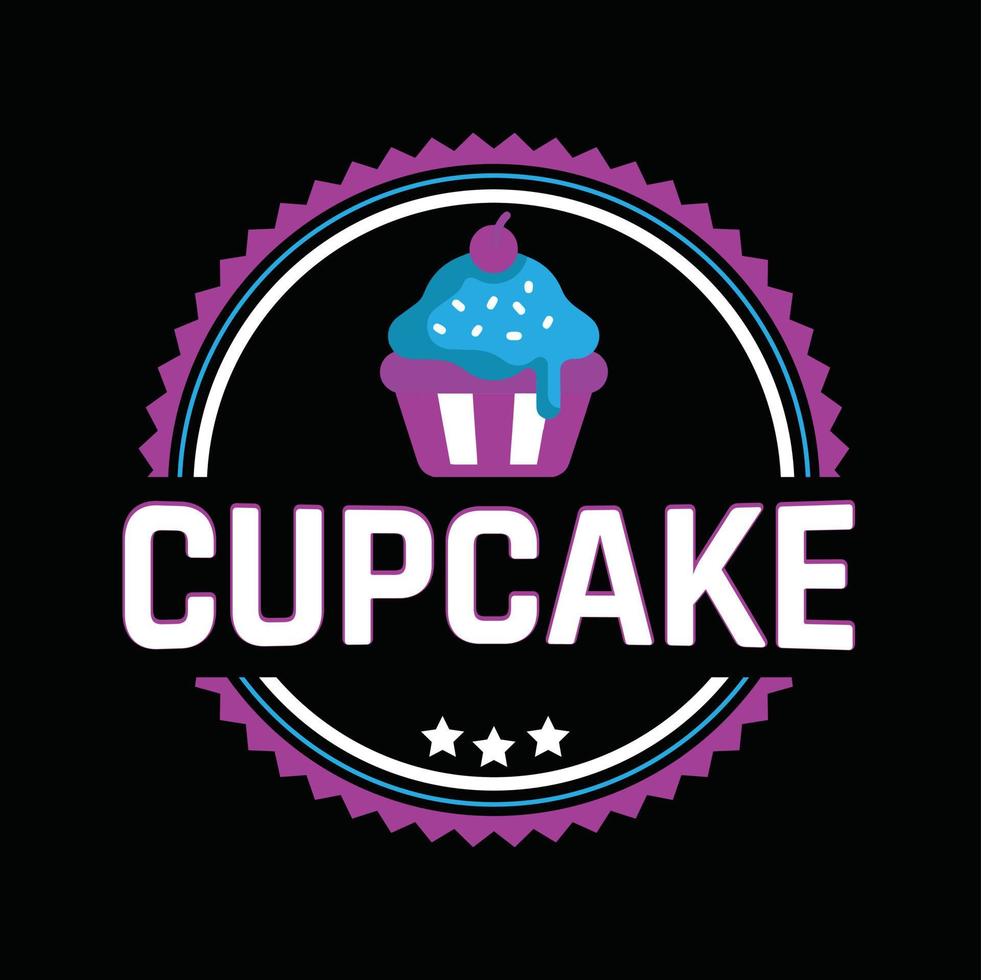 Cupcake logo eps vettore
